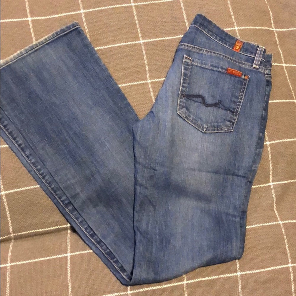 7 for all mankind bootcut size 28 jeans